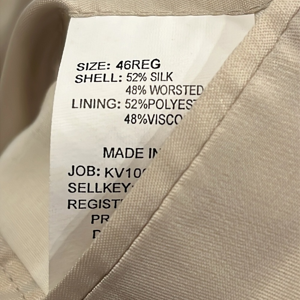 Roundtree & Yorke Celery Green Men’s Sport Coat. 46R. Gently worn 52% Silk - Picture 7 of 11